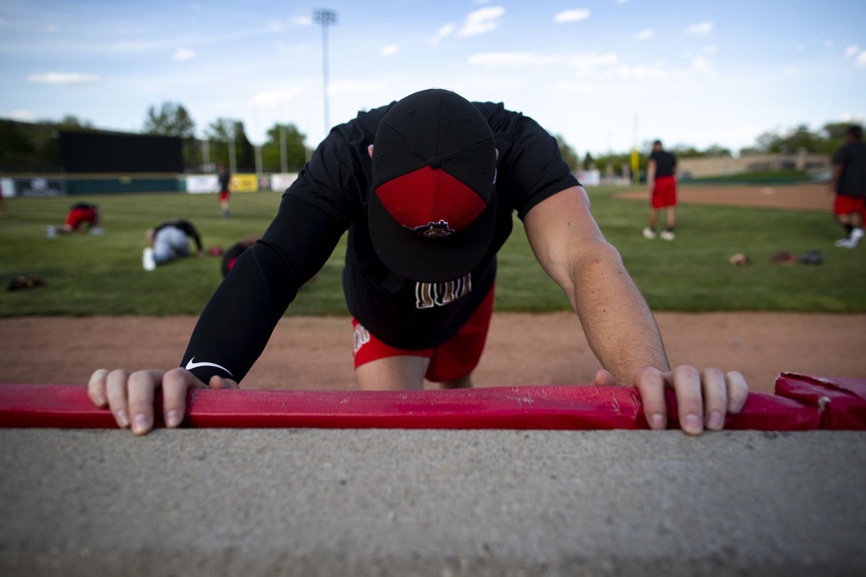 Billings Mustangs practice